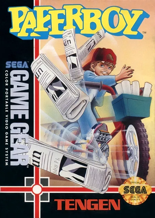 Обложка игры Paperboy