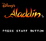 Заставка игры Aladdin