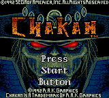 Заставка игры Chakan