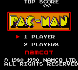 Заставка игры Pac-Man
