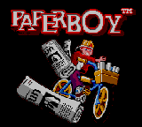 Заставка игры Paperboy