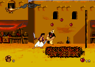 Скриншот игры Aladdin