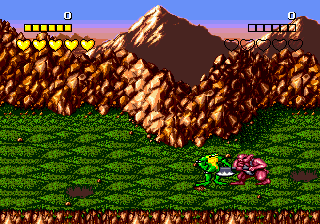 Скриншот игры Battletoads