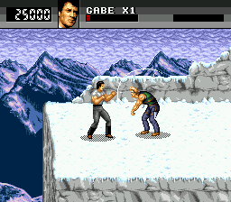Скриншот игры Cliffhanger