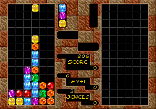 Скриншот игры Columns