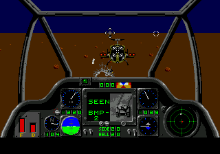 Скриншот игры Gunship