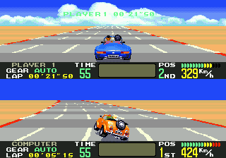 Скриншот игры OutRunners