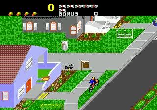 Скриншот игры Paperboy