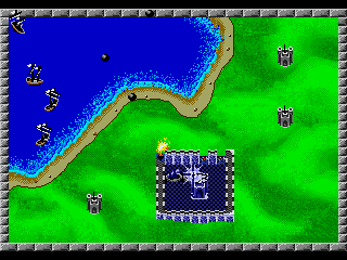Скриншот игры Rampart