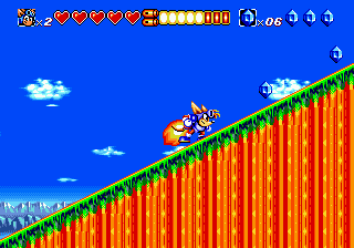 Скриншот игры Sparkster