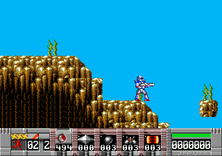 Скриншот игры Turrican