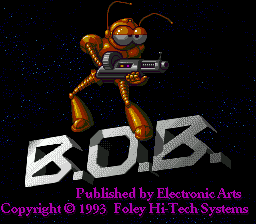 Заставка игры B.O.B.