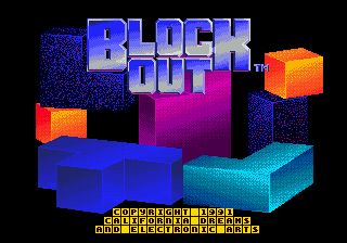 Заставка игры Blockout