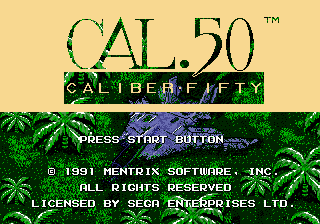 Заставка игры Caliber.50
