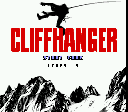 Заставка игры Cliffhanger