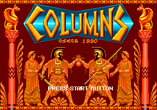 Заставка игры Columns