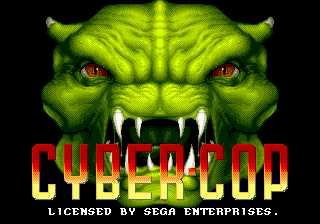 Заставка игры Cyber-Cop