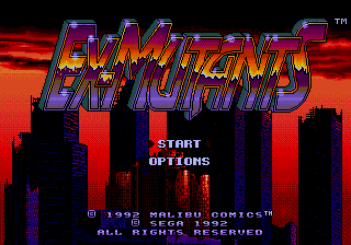 Заставка игры Ex-Mutants
