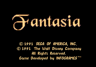 Заставка игры Fantasia