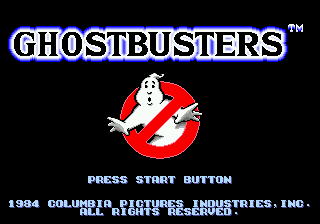 Заставка игры Ghostbusters