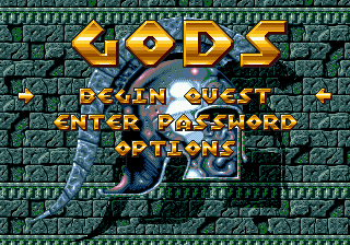 Заставка игры Gods
