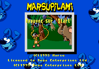 Заставка игры Marsupilami