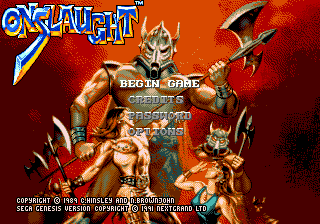 Заставка игры Onslaught