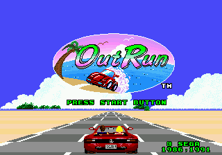 Заставка игры OutRun