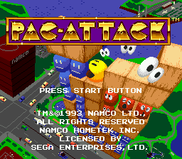 Заставка игры Pac-Attack