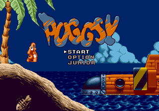 Заставка игры Puggsy