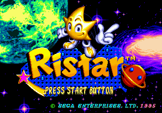 Заставка игры Ristar