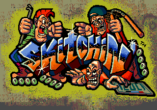 Заставка игры Skitchin'