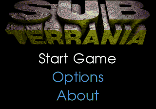 Заставка игры Sub-Terrania