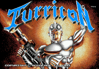 Заставка игры Turrican