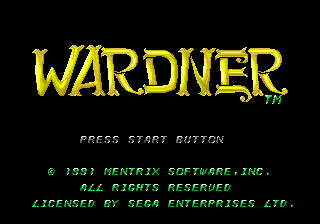 Заставка игры Wardner