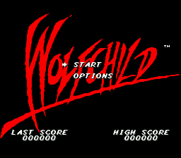 Заставка игры Wolfchild