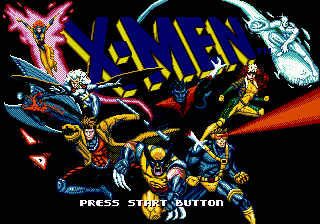 Заставка игры X-Men