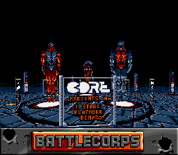 Заставка игры Battlecorps