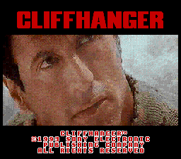 Заставка игры Cliffhanger