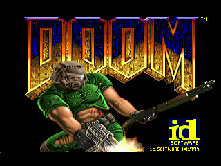 Заставка игры Doom