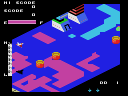 Скриншот игры Zaxxon