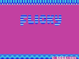 Заставка игры Flicky