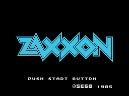 Заставка игры Zaxxon