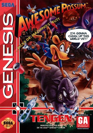 Awesome Possum... Kicks Dr. Machino's Butt