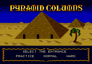 Выбор режима игры Columns III